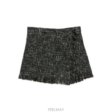 엠에스지엠 프린지 쇼츠 블랙