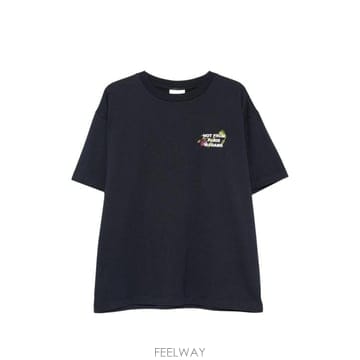 Drole de Monsieur 26FW ��ѵ幫�� ���� Ƽ���� TS327 CO248NY NAVY26FW ��ѵ幫�� ���� Ƽ���� TS327 CO248NY NAVY