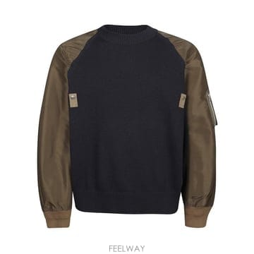 26SS 사카이 스웨터 2603941M 233 NAVY