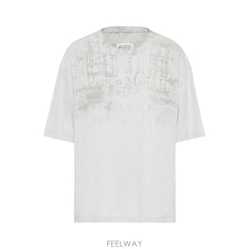 Maison Margiela 26FW ���������� ���� Ƽ���� S50GC0737 S24607857 WHITE26FW ���������� ���� Ƽ���� S50GC0737 S24607857 WHITE