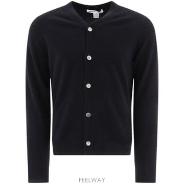 26FW 꼼데가르송 브이넥 가디건 FZN105051 BLACK