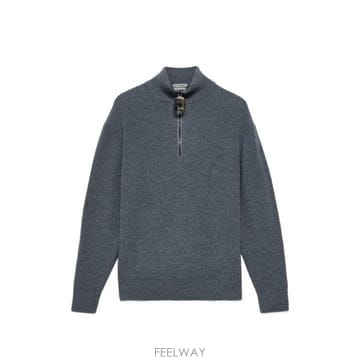 26FW JW앤더슨 집업 니트 KW1481 YN0542925 GREY