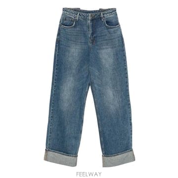 25FW 수비 데님 팬츠 WFA25DJ004 DNM DENIM BLUE