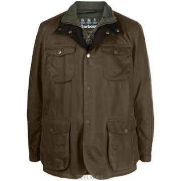 26FW 바버 오그스톤 왁스 자켓 MWX0700 OL51 GREEN