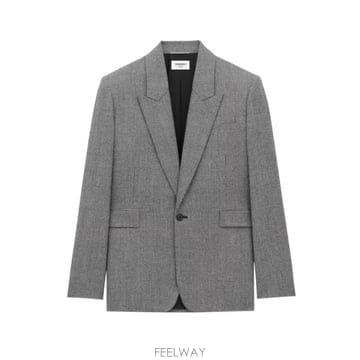 25FW 생로랑 수트 자켓 837196 Y5H541095 GREY