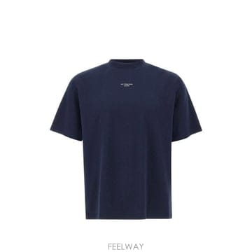 26FW 드롤드무슈 반팔 티셔츠 TS202 CO002NY NAVY
