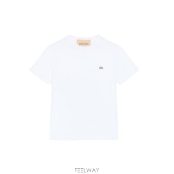26FW 발렌티노 가라바니 반팔 티셔츠 VMG10VBMM 0BO WHITE