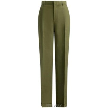26FW 랄프 로렌 스트레이트 팬츠 211B24437 001 GREEN