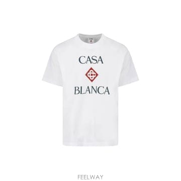 CASABLANCA 26FW ī�����ī ���� Ƽ���� MPF26JTS00120 WHITEJERSEY26FW ī�����ī ���� Ƽ���� MPF26JTS00120 WHITEJERSEY
