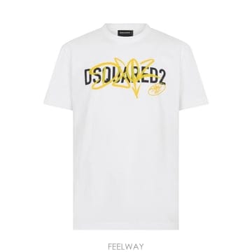 Dsquared2 26FW �������2 ���� Ƽ���� S74GD1580 D20106100 WHITE26FW �������2 ���� Ƽ���� S74GD1580 D20106100 WHITE