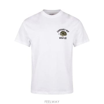 Carhartt 26SS Į��Ʈ WIP �������� ���ϵ� ������ Ƽ���� I036253 02XX WHITE26SS Į��Ʈ WIP �������� ���ϵ� ������ Ƽ���� I036253 
