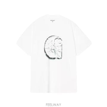 Carhartt 26SS Į��Ʈ WIP �������� ���͵� Ƽ���� I036016 02XX WHITE26SS Į��Ʈ WIP �������� ���͵� Ƽ���� I036016 02XX WH