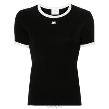 COURREGES 26FW ������ ���� Ƽ���� VESJTS017JS0070 9901 BLACK26FW ������ ���� Ƽ���� VESJTS017JS0070 9901 BLACK