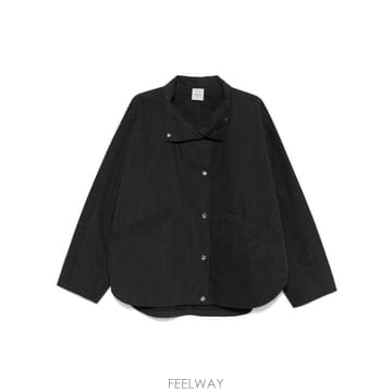 26FW 토템 자켓 253WRO0222FB0427 001 BLACK