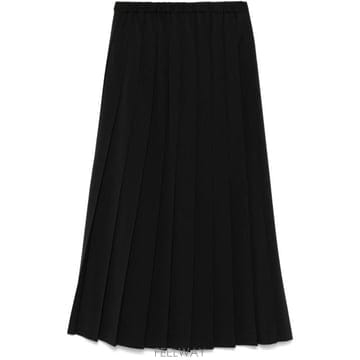 25SS 와타나베 준야 미디 스커트 JOS012051 1BLACK
