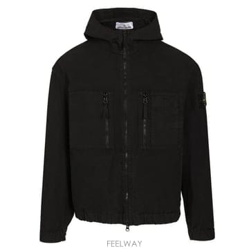26FW 스톤 아일랜드 오가닉 코튼 립스톱 후드 오버셔츠 오가닉 코튼 립스톱 후드 오버셔츠 L2S151200