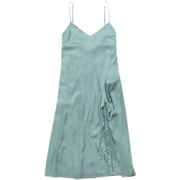 26SS 아크네 스튜디오 사틴 드레스 A20926 DRES000022ABC GREEN