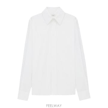Saint Laurent 25FW ���ζ� ���� ���� 826821 Y217W9000 White25FW ���ζ� ���� ���� 826821 Y217W9000 White