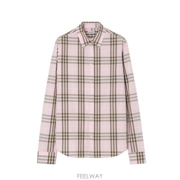 Burberry 26SS ������ ���ַ��� üũ ��ư ���� 8127212 A5961 PINK26SS ������ ���ַ��� üũ ��ư ���� 8127212 A5961 PINK