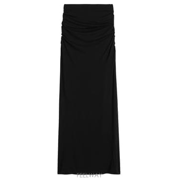 26FW 토템 롱 스커트 263WRB0416FB0676 001 BLACK