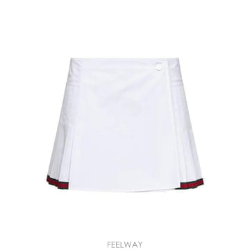 26SS 구찌 숏 스커트 846659 ZAJP19000 White