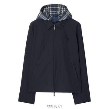 26SS 버버리 리버시블 체크 코튼 자켓 8118012 C4008 NAVY