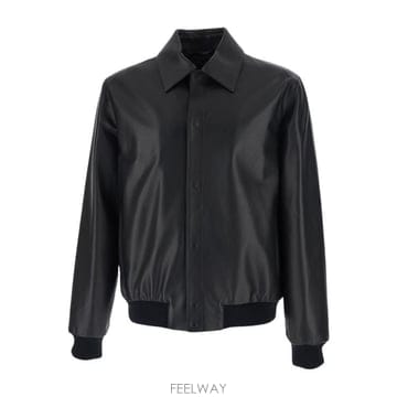 26SS 펜디 레더 블루종 FPJ139 ATJZF0GME BLACK