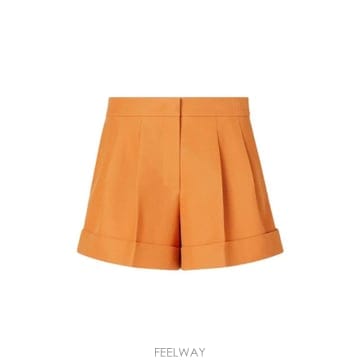 26SS 펜디 그랑 드 뿌드르 울 쇼츠 FR6690 AJYFF1UKE ORANGE