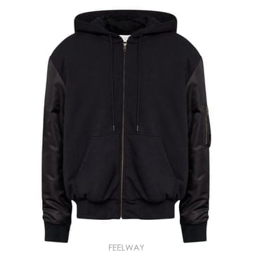 26SS MM6 메종마르지엘라 후디드 스웨트셔츠 SH0AM0075 MTJ043961 BLACK