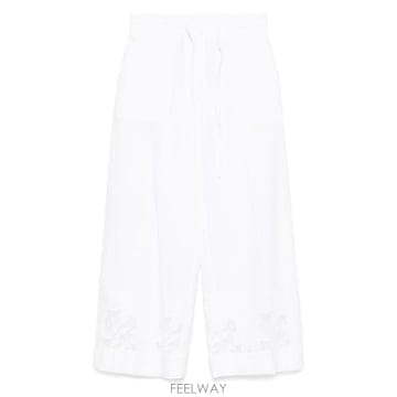 25SS 파로쉬 스트레이트 팬츠 D232447 CIOCCOLATO001 White