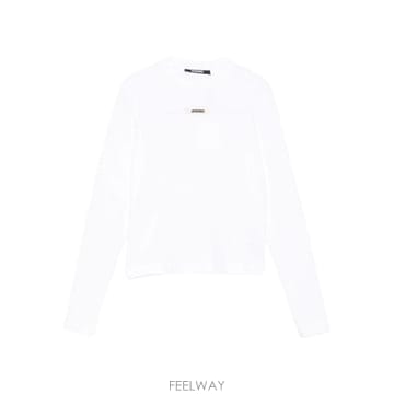 Jacquemus 26FW ��ũ���� ���� Ƽ���� 24ETSW00155AJ00124 100 WHITE26FW ��ũ���� ���� Ƽ���� 24ETSW00155AJ00124 100 WHITE