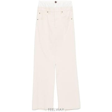 25SS 마르지엘라 미디 스커트 S51MI0004 M35261103 Panna