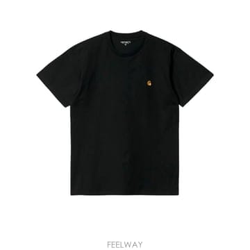 Carhartt 26FW Į��Ʈ WIP �������� ü�̽� Ƽ���� I026391 00FFX BLACK26FW Į��Ʈ WIP �������� ü�̽� Ƽ���� I026391 00FFX B