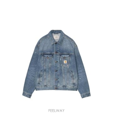 26FW 칼하트 WIP 데님 자켓 I033352 01EJ DENIM BLUE