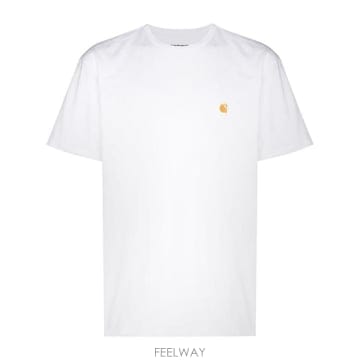 Carhartt 26FW Į��Ʈ WIP �������� ü�̽� Ƽ���� I026391 00RXX WHITE26FW Į��Ʈ WIP �������� ü�̽� Ƽ���� I026391 00RXX W