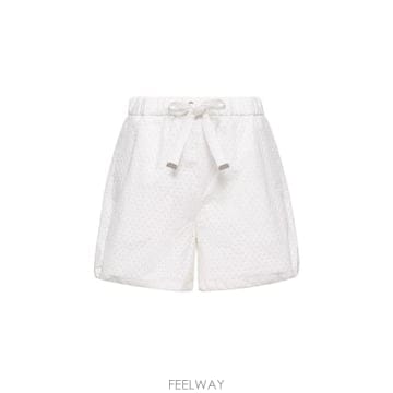 26SS 몽클레어 숏팬츠 L10932B00010 597LQ001 WHITE