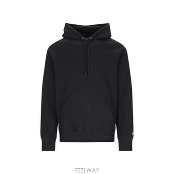 26FW 칼하트 WIP 체이스 후드 티셔츠 I033661 00FXX BLACK