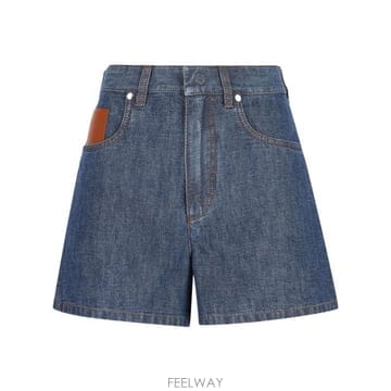 26FW 펜디 데님 숏팬츠 FLP861 AW8HF0QB0 NAVY