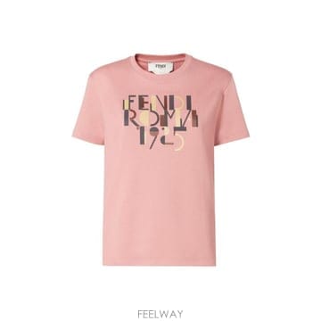 FENDI 25FW ��� ���� Ƽ���� FS7254 AVF9F1T6N PINK25FW ��� ���� Ƽ���� FS7254 AVF9F1T6N PINK