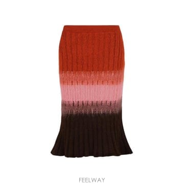 25FW 펜디 미디 스커트 FZQ994 AYLTF1TIN MULTICOLOR