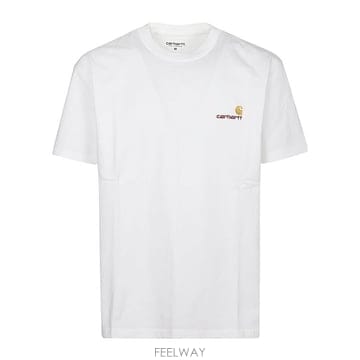 Carhartt 26FW Į��Ʈ WIP �������� �Ƹ޸�ĭ ��ũ��Ʈ Ƽ���� I029956 02XX WHITE26FW Į��Ʈ WIP �������� �Ƹ޸�ĭ ��ũ��Ʈ Ƽ���� I029