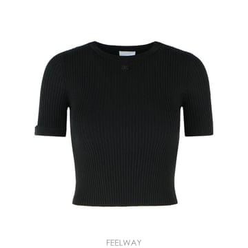 COURREGES 26SS ������ ���� Ƽ���� 126MPU267FI00019999 Black26SS ������ ���� Ƽ���� 126MPU267FI00019999 Black