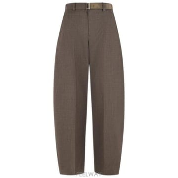 사카이 수트 팬츠 Brown