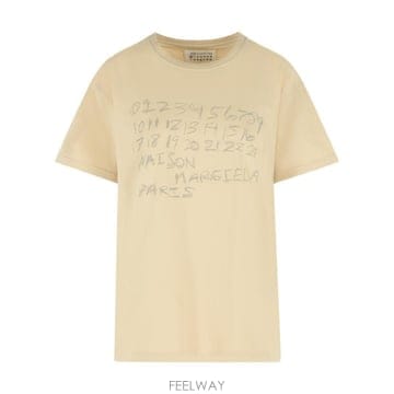 Maison Margiela 26SS ���������� ���޸��� ��ư Ƽ���� S51GC0544 S24575119 Ivory26SS ���������� ���޸��� ��ư Ƽ���� S51GC0544 S245751