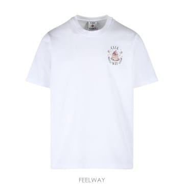 CASABLANCA 26FW ī�����ī ���� Ƽ���� M PF26 JTS 001 05WHITE JERSEY CASAWAY Whit26FW ī�����ī ���� Ƽ���� M PF26 JTS 001 05WHITE JER