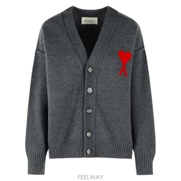 Ami 26FW �ƹ� ��Ʈ �ΰ� ��Ÿ���þ� V�� ����� UKC367 018084 Grey26FW �ƹ� ��Ʈ �ΰ� ��Ÿ���þ� V�� ����� UKC367 01808