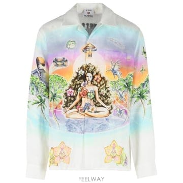 CASABLANCA 26SS ī�����ī ���� ���� M SS26 SH 006 05INNOCENCE White26SS ī�����ī ���� ���� M SS26 SH 006 05INNOCENCE Wh