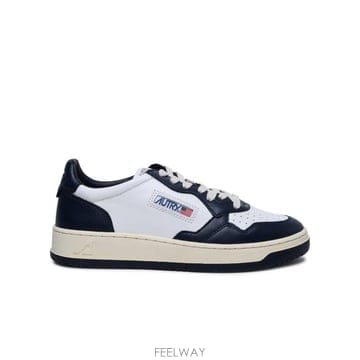 26FW 오트리 메달리스트 로우 스니커즈 AULMWB04 Navy