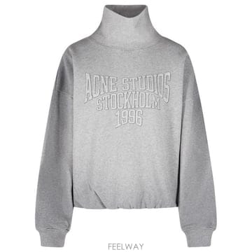 Acne 26FW ��ũ�� ��Ʃ��� �ø��� �ΰ� ����Ʈ���� �ø��� �ΰ� ����Ʈ���� AI0193990 Grey26FW ��ũ�� ��Ʃ��� �ø��� �ΰ� ����Ʈ���� �ø��� ��