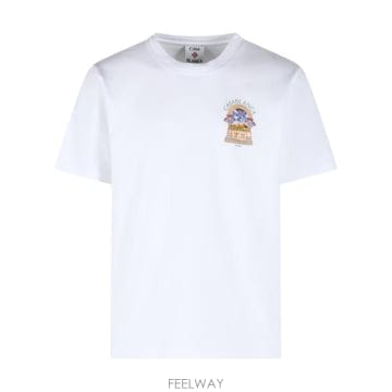 CASABLANCA 26FW ī�����ī ���� Ƽ���� M PF26 JTS 001 08WHITE JERSEY EGYPTIAN ARC26FW ī�����ī ���� Ƽ���� M PF26 JTS 001 08WHITE JER